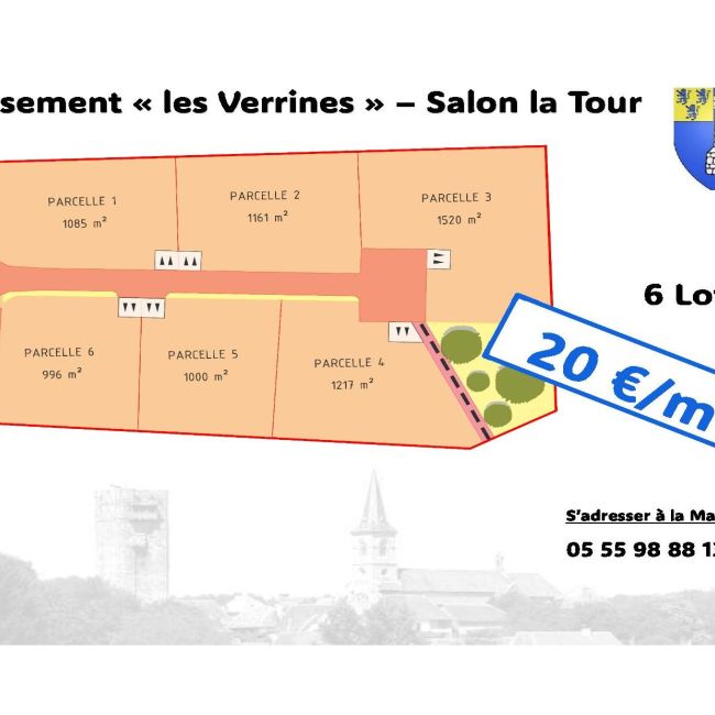 Nouveau lotissement « Les Verrines » : construisez votre futur chez-vous !