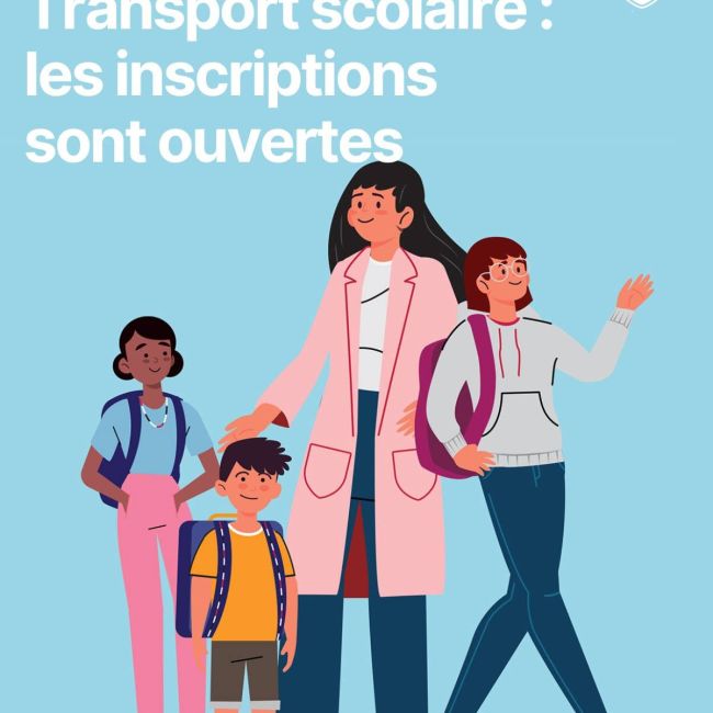 Inscriptions aux transports scolaires 2026-2027