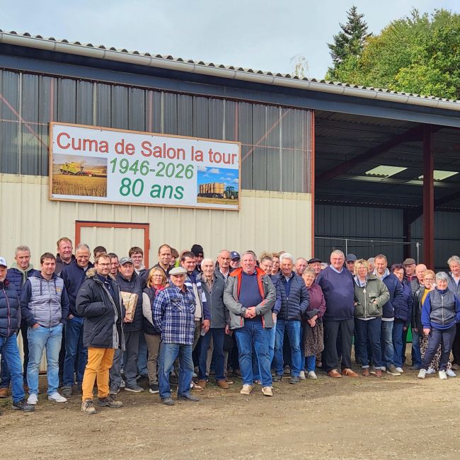 La CUMA de Salon-la-Tour fête ses 80 ans !